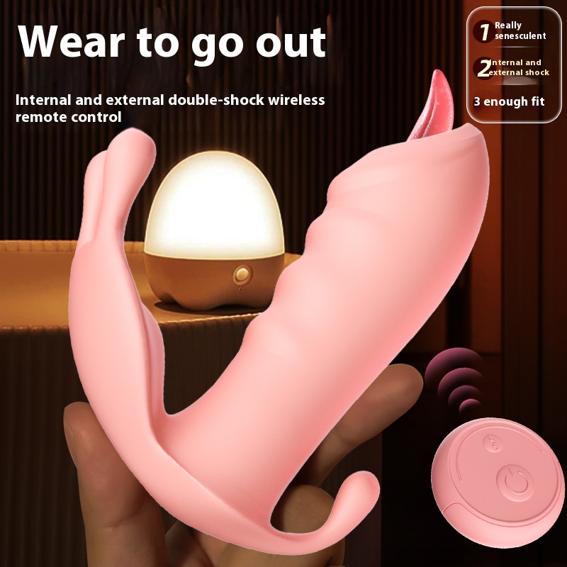 Women's Wearable Masturbation Underwear Dildo Dildo Pants Invisible Butterfly Vibrating Massager Adult Sex Toys Detailed pictures - 1