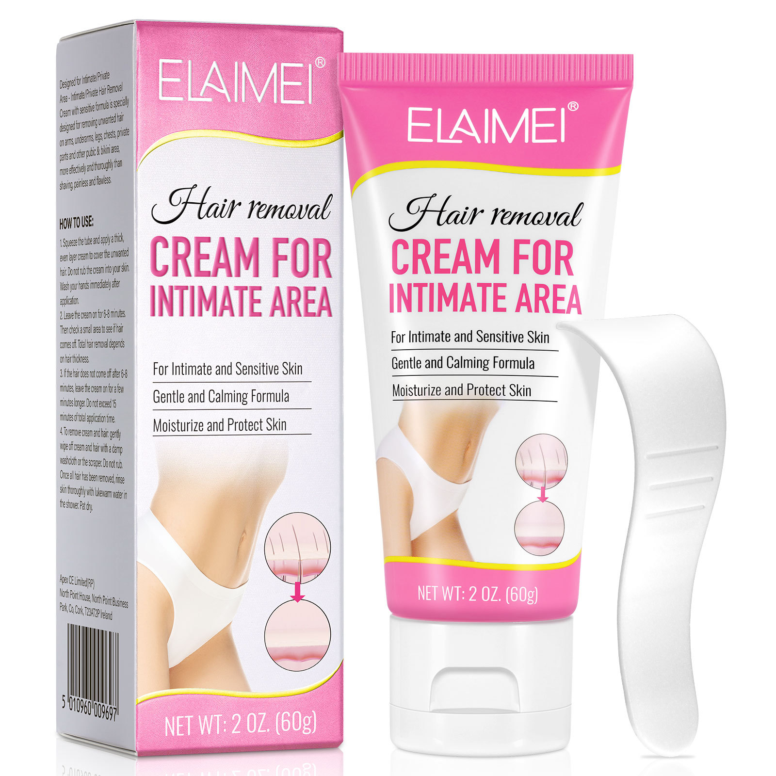Hair removal cream for private parts, sensitive and non-irritating, hair removal cream for private parts, armpit hair and leg hair Detailed picture - 2