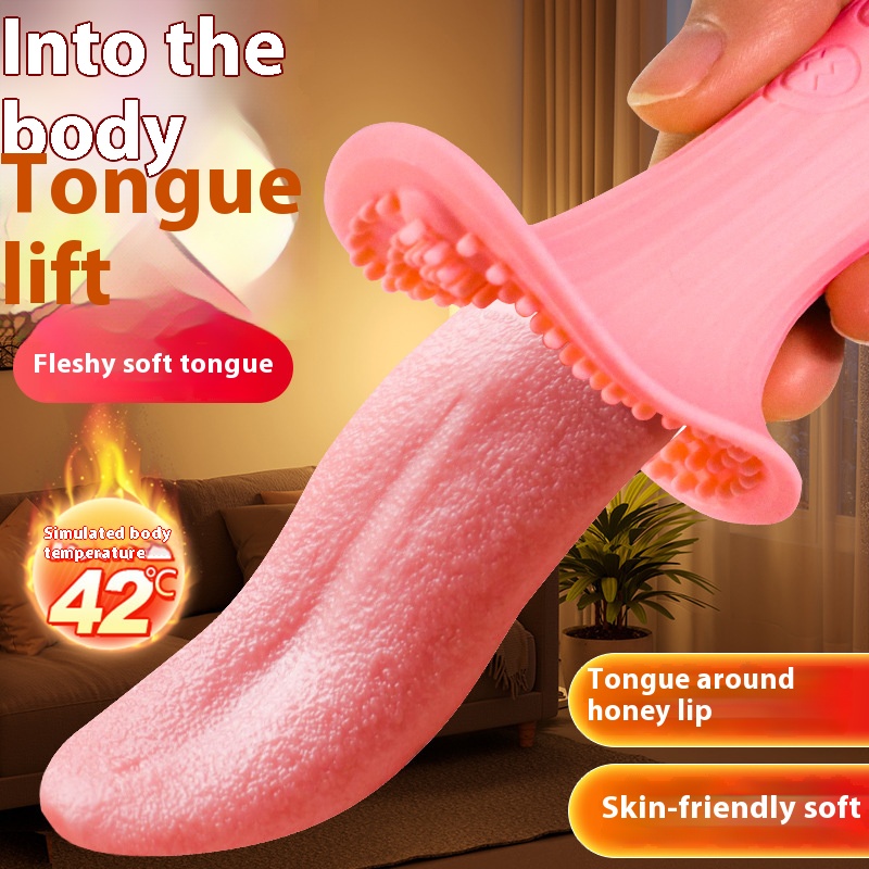 Cheap Adult Sex Toys Cunnilingus Breast Vibration Massage Tongue Licking Cheap Female Masturbators Cheap Sex Toys Adult Sex Tools Detailed picture - 1