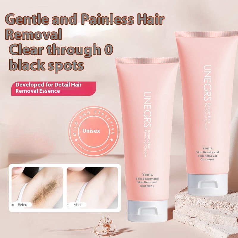 Painless full body hair removal cream made from natural ingredients. Painless hair removal all over the body. Suitable for both men and women. Detailed pictures - 2