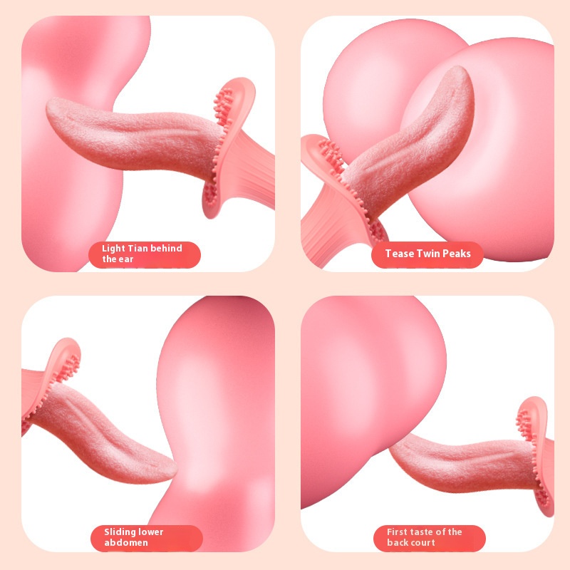 Cheap Adult Sex Toys Cunnilingus Breast Vibration Massage Tongue Licking Cheap Female Masturbators Cheap Sex Toys Adult Sex Tools Detailed picture - 3