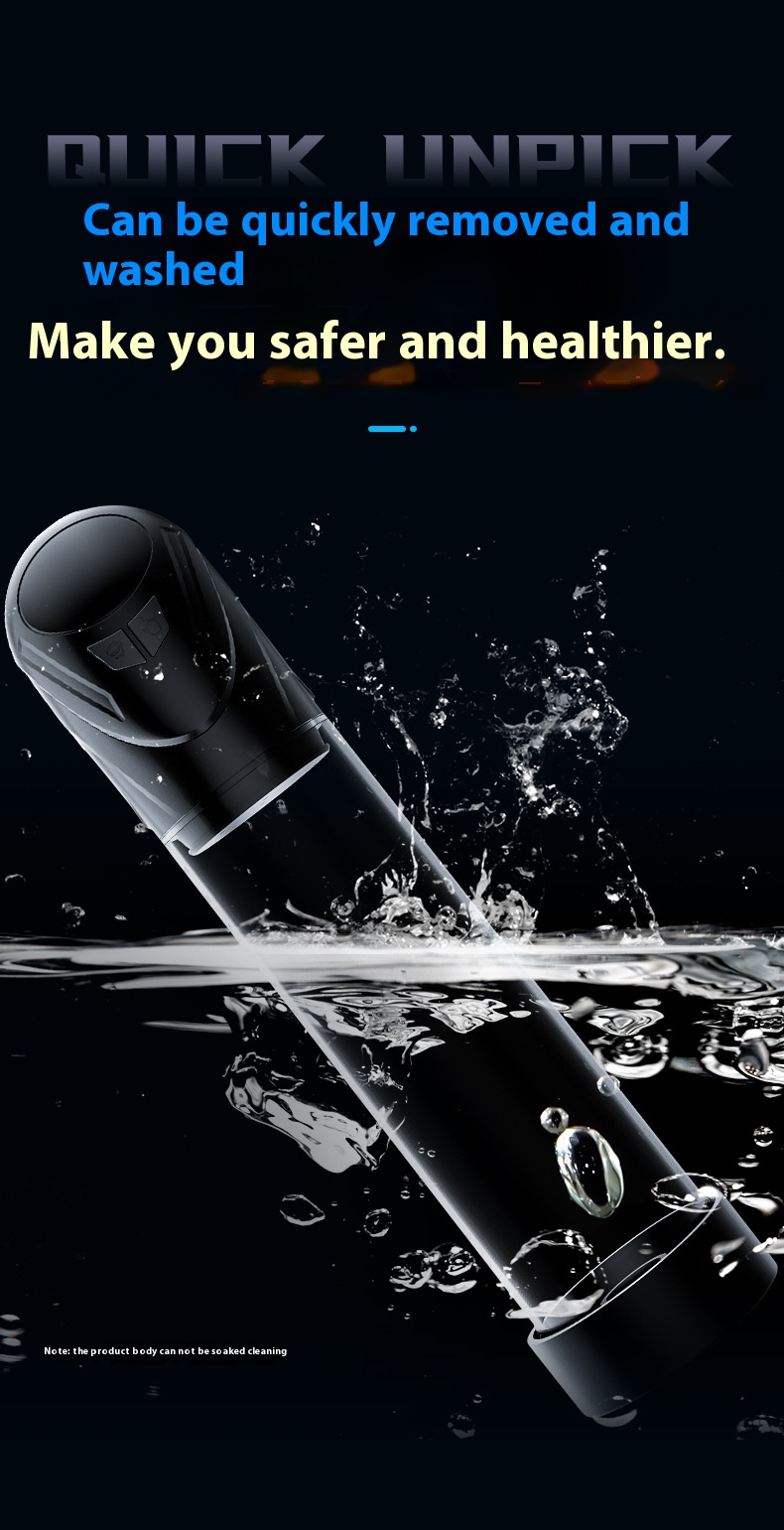 Airplane Cup Men's Fully Automatic Sucking Vibrating Penis Exerciser Adult Sex Toy Detailed picture - 2