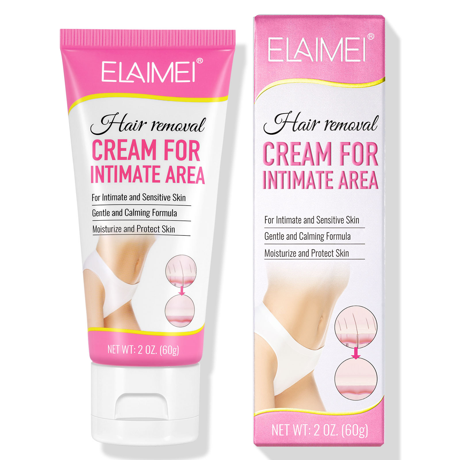 Hair removal cream for private parts, sensitive and non-irritating, hair removal cream for private parts, armpit hair and leg hair Detailed picture - 6