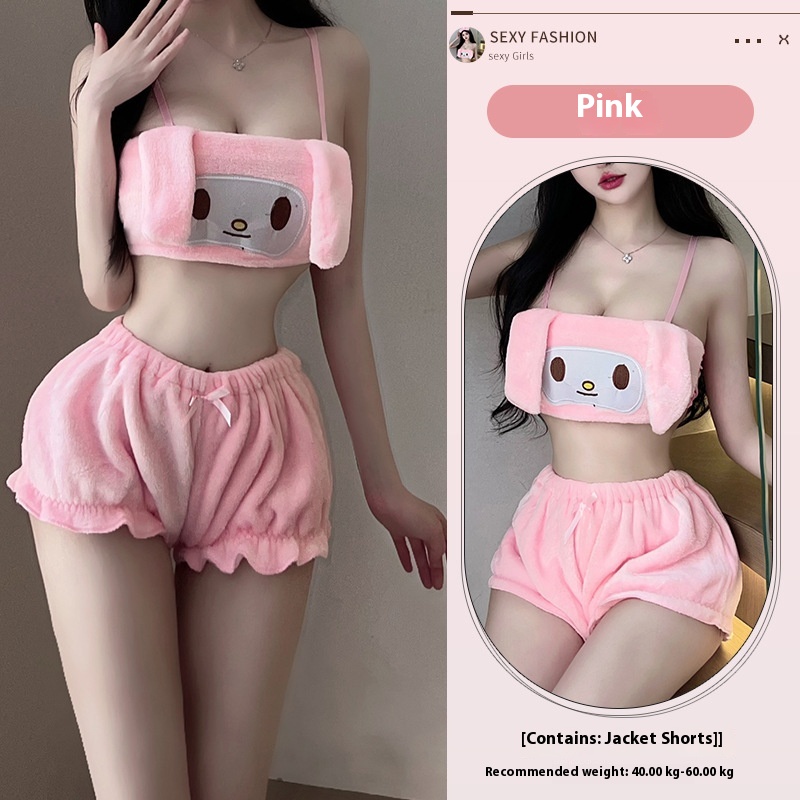 Cute Pure Desire Pajamas Sexy Sweet Underwear Hot Passion Set Detailed picture - 3
