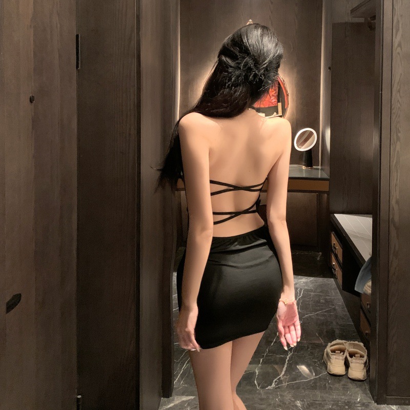 Sexy mini skirt, sexy lingerie, sexy lingerie supplies, sexy uniform, temptation pajamas, pure desire, small breasts, big breasts, nightclub butt covering skirt Detailed picture - 5