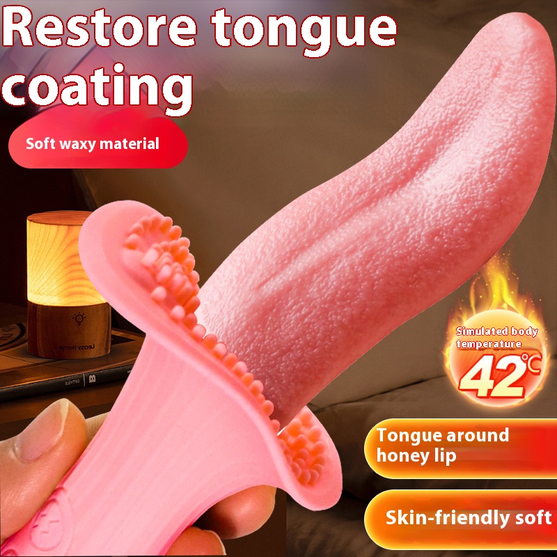 Cheap Adult Sex Toys Cunnilingus Breast Vibration Massage Tongue Licking Cheap Female Masturbators Cheap Sex Toys Adult Sex Tools Detailed picture - 2