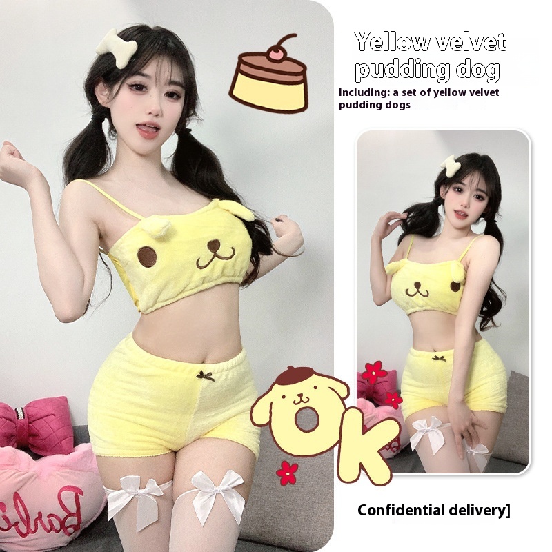 Cute Pure Desire Pajamas Sexy Sweet Underwear Hot Passion Set Detailed picture - 8