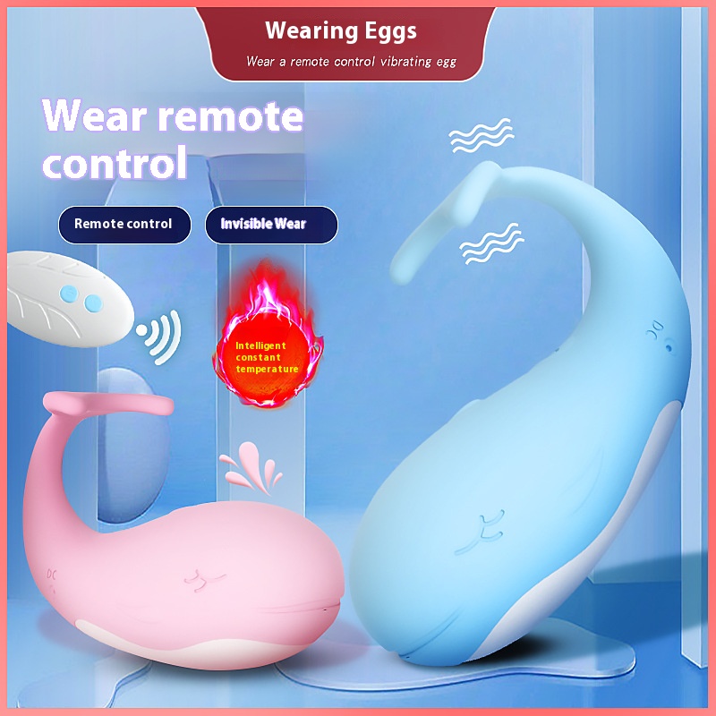 Little whale vibrating egg sex toy remote control small toy for adult women wearable vibrating sex tool Detailed picture - 4