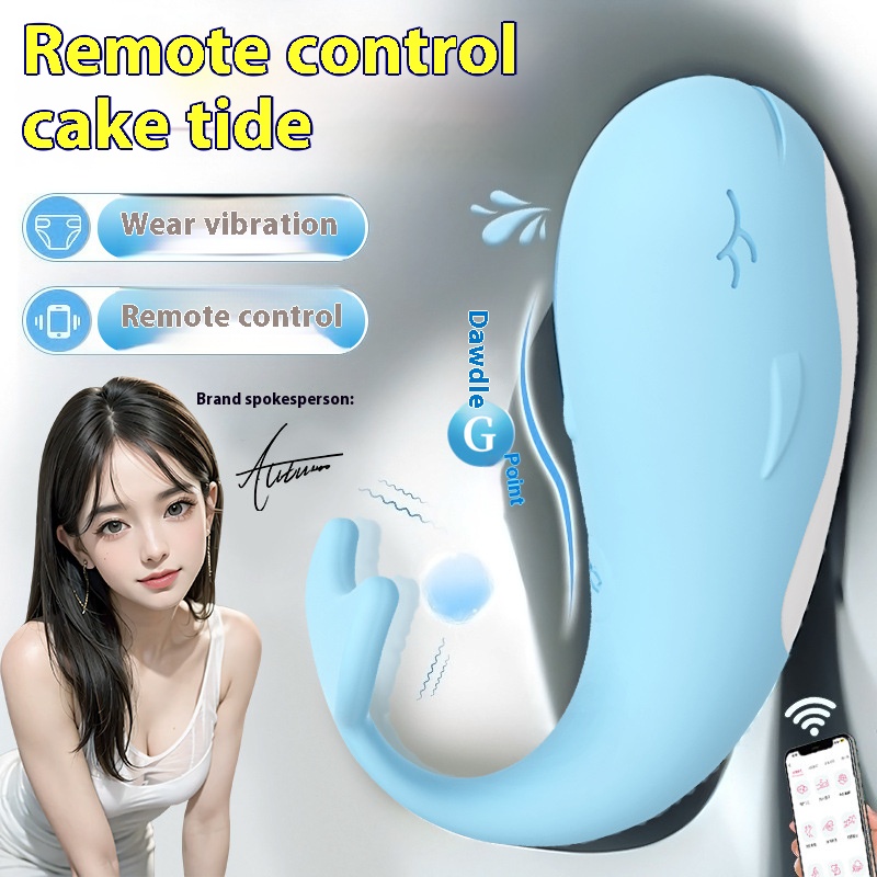 Little whale vibrating egg sex toy remote control small toy for adult women wearable vibrating sex tool Detailed picture - 1